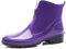 Ladeheid Stivaletti Donna in Gomma PVC Stivaletti Impermeabili da Donna Stivali Corti Eleganti in Gomma per la Pioggia per la Primavera e l'Autunno LA-930 (Porpora 40 EU)