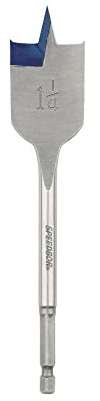 IRWIN SPEEDBOR Spade Drill Bit, Silver, 1-1/4 (88820)