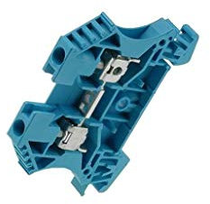 1020180000 WDU 4 BL Verbinder: Schienen- 4mm2 Wege: 1 Klemmen: 2 blau Schraub