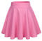 DRESSTELLS Rock Damen Kurz Sommer Tennisrock Knielang Minirock High Waist Faltenrock Große Größen Femboy Skirt Skater Rock Coral 2XL
