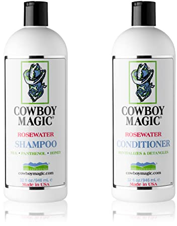 Cowboy Magic Rosewater Shampoo + Conditioner 32 Ounce Each