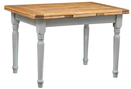 Biscottini Esstisch ausziehbar Made in Italy 120x80 cm | Esstisch Holz massiv | Küchentisch ausziehbar