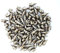 100 x Clavos de acero inoxidable para cross-country, plata, 9 mm