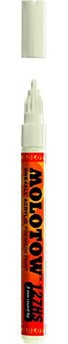 Molotow ONE4ALL 127.235 Marqueur peinture acrylique Blanc naturel 2 mm
