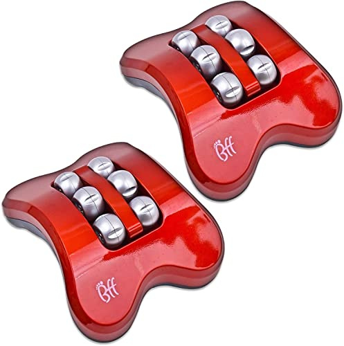 JML® Foot Massager Booster Relief Feet Relaxation Electric Rolling Vibration - Set of 2