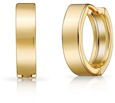 Philip Jones 18k Gold Plated Huggie Earrings