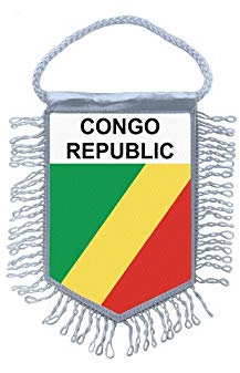 Akachafactory Wimpel Mini Flagge Fahne flaggen miniflagge Republik Kongo