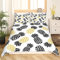 Loussiesd 3D Ananas Druck Bettwäsche Set Tropische Früchte Bettbezug Set Kinder Jungen Mädchen 135x200 cm Microfaser Betten Set mit Reißverschluss und 1 Kissenbezug 80x80 cm