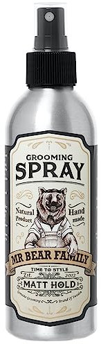 Texturising Mens Hair Spray – Medium Hold Matte Finish Dry Texture Sprays for Men – Anti Dandruff Styling Hairspray Contains Beeswax + Carnauba Wax + Pro Vitamin B5 for Flexible Hold And Control 200ml