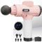 Handheld Electric Massage Gun With 30 Gears Adjustment, Portable Vibrating Fascia Gun With LCD Dual-screen Display & 5 Massage Heads, Muscle Relaxer For Relieve Pain Back Pain ( Color : Pink )
