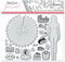 Aladine - Stampo Bullet Clear TRACKERS 2 – Stempelplatte aus Schaumstoff, Silikonabdruck – ideal für Bullet Journal, Scrapbooking, Notizbücher – kreative Hobbys DIY