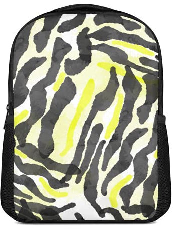 Rucksack für Kinder mit Zebrastreifen, Freizeit-Rucksack für Jungen und Mädchen, Vorschul-Bücher-Tasche, Rucksack, Schultertasche, Camping, Reisen, Schultasche, 16 l, Laptop-Tasche