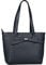 TOM TAILOR Lilly Damen Shopper Umhängetasche Reißverschluss Mittelgroß Blau