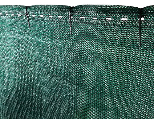 Gartenzaun Sichtschutznetz 1,8 x 35 m - dunkelgrün - Zaunblende Schattiernetz Tennisblende