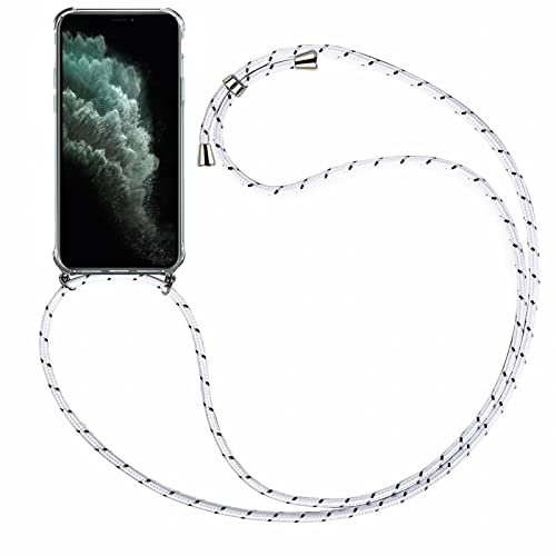 CoolGadget Handykette Hülle für iPhone 6 Plus/6s Plus mit Band Silber