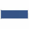 vidaXL Toldo Lateral Retráctil de Jardín Separador Terraza Balcón Pantalla Solar Viento Enrollable Función Retroceso Automático Azul 200x600 cm