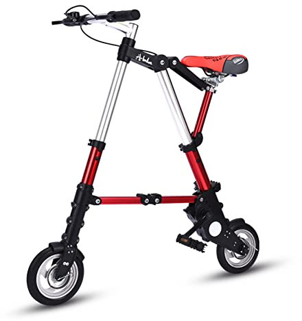TONATO Klapperrad 8 Zoll / 10 -Zoll -Mini -Klapprad/Fahrrad/Mädchen des Mädchens,B,10inch