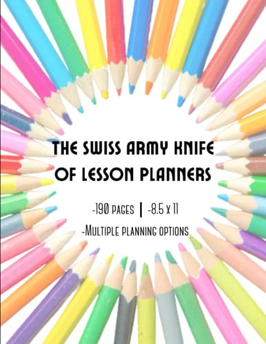The Swiss Army Knife of Lesson Planners: The evergreen lesson planner | Not date specific | Usable year on year