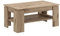 the kuup Couchtisch I Modell TK17 I Gradliniges Desgin I Korpus und Front Nox Oak Eiche Nachbildung