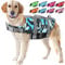 EMUST Gilets de sauvetage pour chiens, gilets de sauvetage de natation, bateau de plage à haute flottabilité, protection pour animaux de compagnie pour piscine plage nautique, bleu camouflage M