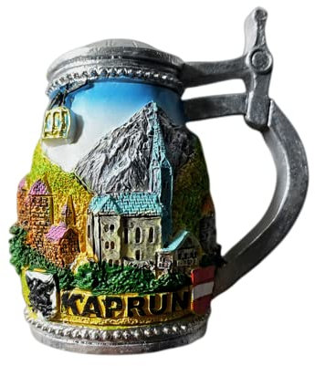 Kaprun Salzburg Österreich Kühlschrank Magnet Reise Souvenir 3D Kühlschrank Dekoration Magnetaufkleber Handbemalt Handwerk