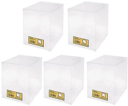 Maskworld Schutzhülle kompatibel für Funko Pop Figuren - Pop Protection Box 6'' (15 cm)- Menge: 5