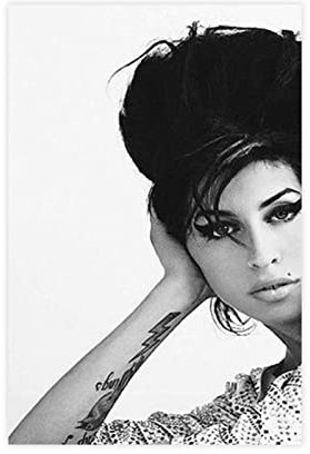 Sängerin und Songwriterin Amy Winehouse 17 Leinwand-Poster, Wandkunst, Dekor, Bild, Gemälde für Wohnzimmer, Schlafzimmer, Dekoration, ungerahmt, 30 x 45 cm