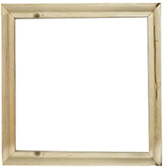 Cadre en bois pour toile, peinture à l'huile, cadre photo nature à faire soi-même, cadre photo moderne en bois à faire soi-même (20 cm x 20 cm)