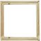 Cadre en bois pour toile, peinture à l'huile, cadre photo nature à faire soi-même, cadre photo moderne en bois à faire soi-même (20 cm x 20 cm)