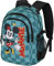 Disney Unisex 06571 Plus Running Rucksack Indigo, Türkis, Einheitsgröße