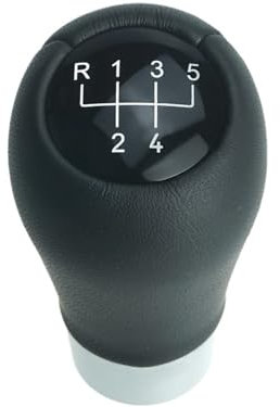 Newtown2700-parts Schaltknauf, kurze sportliche Version mit 7,5 cm Höhe in Schwarz - 5 Gang
