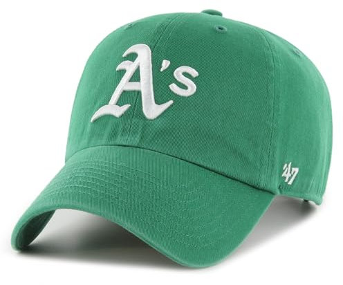 '47 Brand Strapback Cap - CLEAN UP Oakland Athletics Kelly