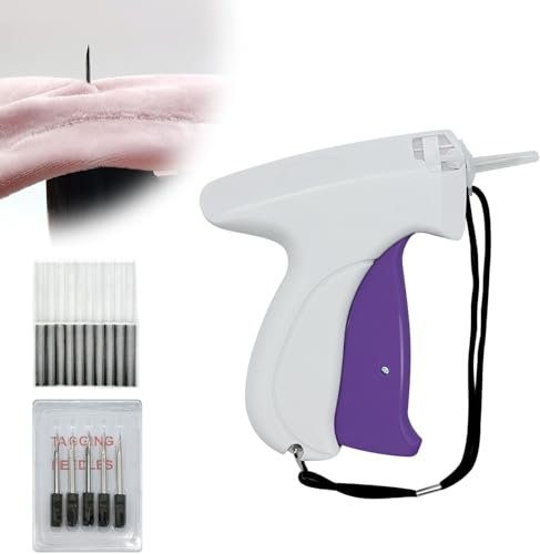 Vordpe Macchina per cucire, Macchina per cucire, Macchina per cucire, Macchina per cucire, Pistola per punti metallici, Pistola per micro punti, Strumento per cucire tag per abbigliamento (Bianco)