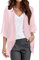 Kobilee Bolero Donna Estivo Casual Argento Cerimonia Coprispalle Giacca Estiva Elegante Corto Cipria Cardigan Leggero Manica 3/4 Bolero Chiffon Curvy Spolverino