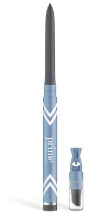 PRIME PROMETICS PrimeEyes Glide Eyeliner für reife Frauen – wasserfest, langanhaltend und schmutzabweisend – Gel-Creme-Textur, diskreter Anspitzer und effektiver Verwischer (Smoky)