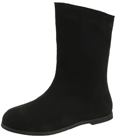 Stivaletti Marroni Donna Stivali Donna Texani Alti Womens Boot Stivaletti Donna Pelle Scamosciata Stivali Texani Donna Estivi Stivaletti Bassi Donna Primaverili Stivali