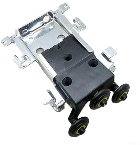 Sliding Door Roller Kit, Old Wooden Door Roller, Sliding Wardrobe Door Parts, Wheels Runners Guides,For Sliding Doors,Wooden Door(Upper round)