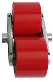 Rouleaux de transpalette Ensemble de rouleaux de transpalette Roulement à billes intégré Alésage de 20 mm, diamètre 80 mm, largeur 60 mm Roues en polyuréthane robustes en polyuréthane 80x60x20 mm Acce