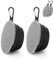 Lot de 2 bols à eau en silicone pour chat et chien, bol pliable pour animal de compagnie, bol portable pour chien avec couvercles et mousqueton pour voyage et camping (noir, petit)