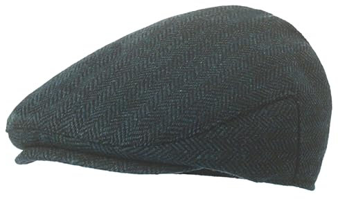 Maeau Schirmmütze für Kinder Jungen 5 6 7 8 9 10 Jahre Schiebermütze Flach Marineblau Gatsby Barett Cap Tweed Mütze Irish Zeitungsjunge Kappe Newsboy Kleinkind Mädchen Flatcap Kleinkinder Baskenmütze