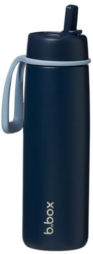 b.box 690ml Insulated Flip Top Drink & Water Bottle | Triple Layer Insulating Stainless Steel | Keeps Drinks Cold up to 44hrs