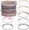ElevateTech 30Pcs Woven Wrap Friendship Bracelets Handmade Adjustable Colorful Tassels Cotton Rope Bracelets Jewelry Suitable Women Men Teenagers