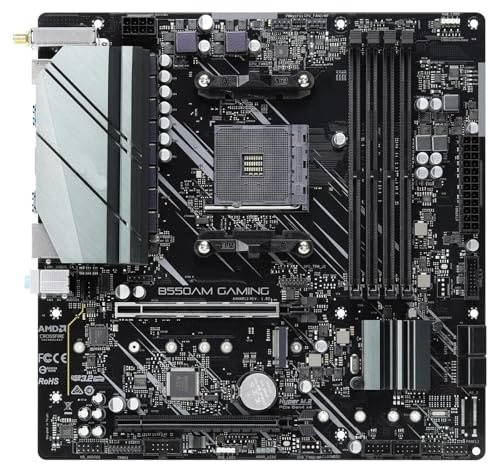 motherboards Fit For Asrock B550M Motherboard B550AM GAMING Ryzen 5600 Cpu AM4 DDR4 64GB Micro ATX M.2 PCI Express 4.0