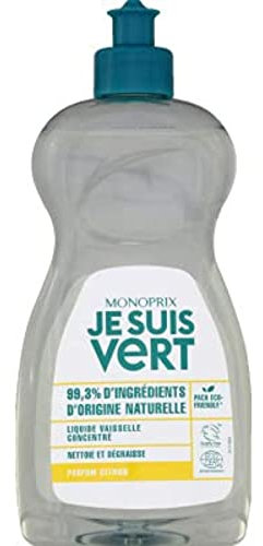 Monoprix Je Suis Vert Liquide vaisselle concentré parfum citron - Le flacon de 500 ml