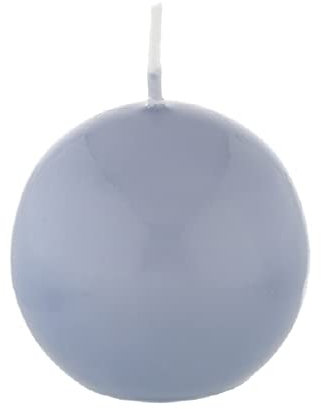 Kugelkerzen Jeans Blau, Ø 8 cm, 6 Stück, deutsche Markenkerzen in RAL Kerzen Güte Qualität