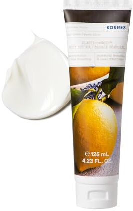 Korres Basil Lemon Elasti-Smooth Body Butter, 125 ml (Pack of 1)
