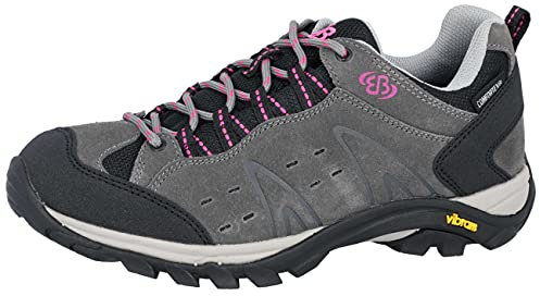 Brütting Mount Bona Low Damen Cross-Laufschuh, grau/schwarz/pink, 40 EU