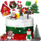 SUNSK Weihnachten Tortendeko Weihnachtsmann Kuchen Deko Weihnachten Tortenaufleger Schneemann Weihnachtsbaum Tortendeko Weihnachtsdeko Kuchendeko Torte Deko Kuchen