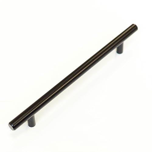 160mm Matt Black T-Bar Kitchen Cupboard Handle Cabinet Door Drawer Furniture Pull