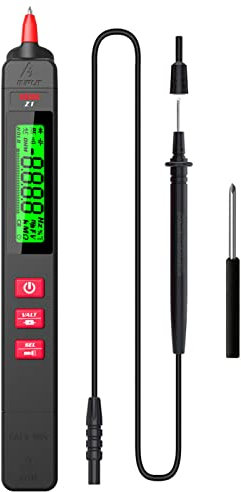 Irfora Z1 Multimeter, LCD-Digitaltester, Smart Pen-Typ, Spannungsprüfer, 2000 Zählwerte, DC/AC-Spannung, Frequenzwiderstand, NCV-Durchgang, Live-Draht, Neutralleiter, Prüfmesser